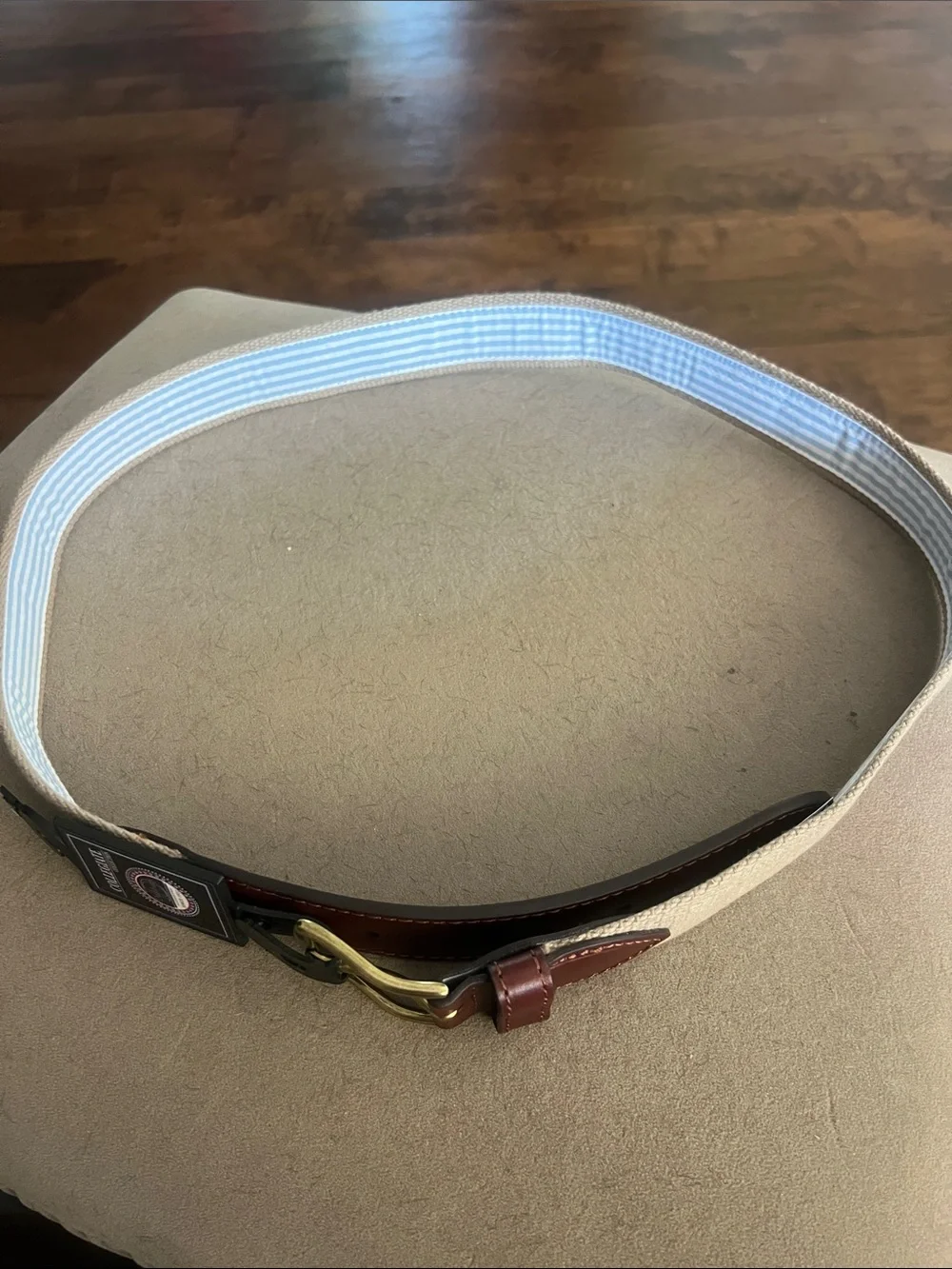Ole Miss Embroidered Canvas Belt Bag - Khaki by Collegiate Collection, NWT